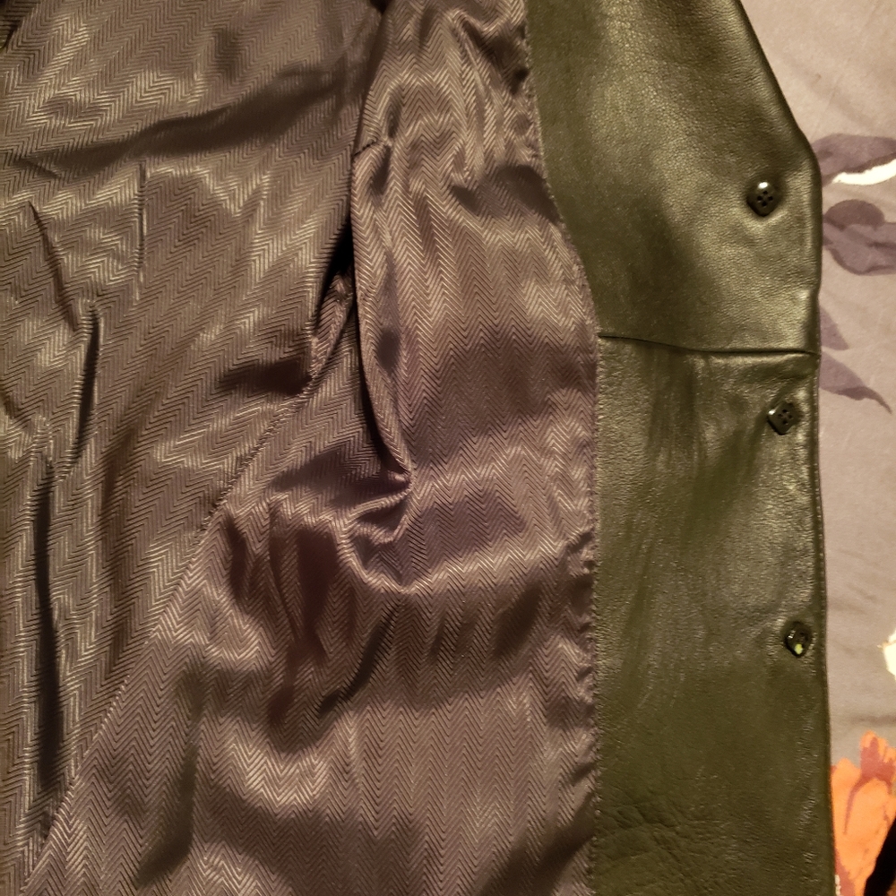 TRENDY leather Blazer - Picture 5 of 11